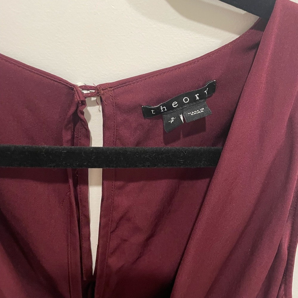 Theory 100% Silk Tank Blouse - Picture 7 of 8